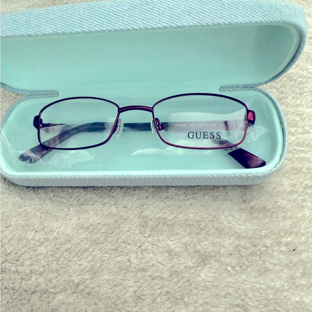Guess Women's Burgundy Glasses